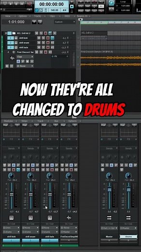 How to make a drum bus in Cakewalk