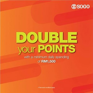 1.3K views | Enjoy great SAVINGS when you shop MORE, and be REWARDED with up to 10x Reward Points! What's more, you'll also be rewarded with coupons from Cosmetics & Fragrance purchases too! Don't miss out - make your way to our SOGO Members' Day Sale from 2 to 6 December 2020! #SOGOMembersDaySale #SOGOKL #SOGOShahAlam #SOGOJB A gentle reminder to stay safe and always practise physical distancing when you shop at our stores. | SOGO Malaysia | Facebook