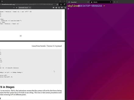 从头构建发行版——Linux From Scratch(LFS)概览和踩坑 #程序员 #编程 #Linux
