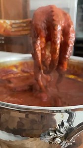 Octopus Ragù ... octopus slow cooked for 3 hours with garlic, chili, capers and passata and NO SALT. So easy so good ❤️🐙 | DAVID ROCCO