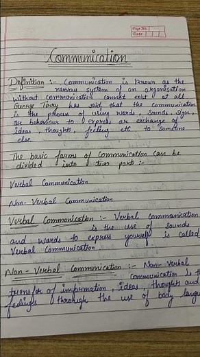 Definition of communication and it’s types full explain