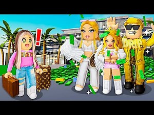 Adopted By TRILLIONAIRE Family! (Roblox)