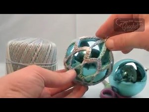 Crochet Thread Christmas Ball Pattern | EASY | The Crochet Crowd