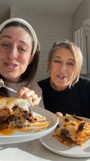 42K views · 594 reactions | Comment 'RECIPE' This delicious Greek Moussaka recipe has layers of meat sauce and eggplant, with creamy bechamel. It's a traditional meal that you won't be able to get enough of. https://www.foodbymaria.com/greek-moussaka/ | Foodbymaria | Facebook