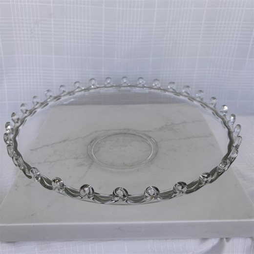 Heisey Lariat Clear Glass Bowl, Gardenia Flower Dish - Etsy