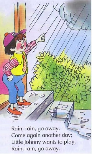 rain rain Go away poem#kids