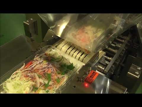 PROTO-C700B 野菜包装（トレー入りカット野菜自動包装） 日本ポリスター株式会社
