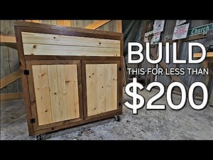 How I Built This Rolling Tool Cabinet For Under $200 | Budget Shop Solutions