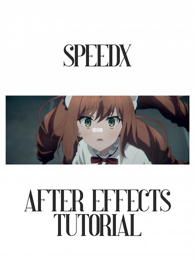 Speedx After Effects Tutorial for Beginners