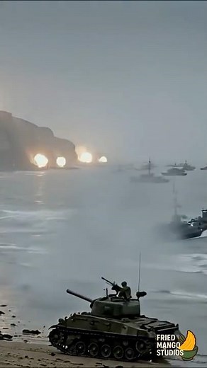 The Sherman Tank That Called in a Destroyer (D-Day True Story)