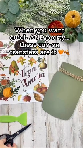 1K views · 37 reactions | These rub-on transfers make it so easy to create stunning, high-end designs in minutes. Perfect for beginners but the results look totally professional  Want to try them out? Comment TRANSFER and I’ll send you the direct link to shop! 龎 #DIYCrafts #RubOnTransfers #CraftingMadeEasy #BeginnerFriendly #HomeDecorDIY #CraftingTutorial #MagnoliaDesignCo #FallCraft #Autumn #DiyDreaming | DiyDreaming | Facebook