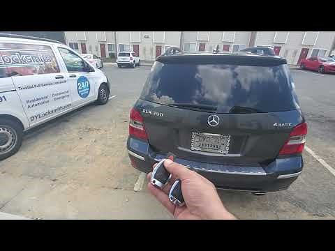 Mercedes Benz GLK 350 all keys lost new key fob replacement cut and programming DY Locksmith