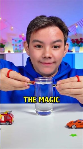 💧 Easy Science Experiment With Water And Magnets #shorts #learning
