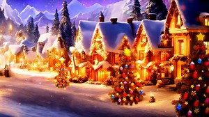 Ai Generated, Christmas Tree, Christmas Eve. Free Stock Video