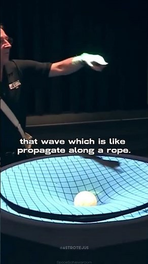 The formation of gravitational waves explained | Albert Einstein | #space #universe #science