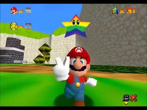 Super Mario 65 The Rainbow Stars - Course 1: Bob-Omb Grassfield