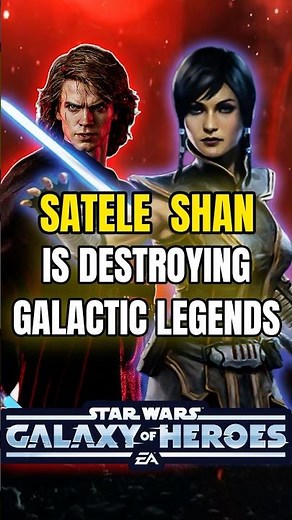 Satele Shan is Destroying Galactic Legends #grandarena #starwars #swgoh #starwarsfan #uppbeat