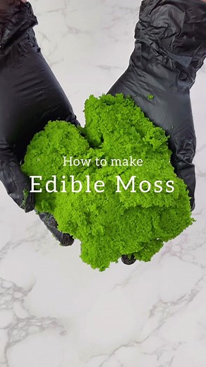 Easter Cake Decorating: Edible Moss and Grass Tutorial