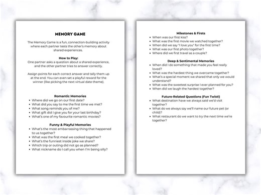 Long Distance Virtual Date Night Ideas Relationship Advice Couples Activities Remote Date Night Couples Game Long Distance Love Languages - Etsy