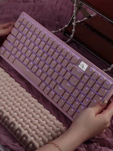 A whisper of pink, a moment of peace. CK100 Blossom is now available #coolkiller #keyboard #ck100