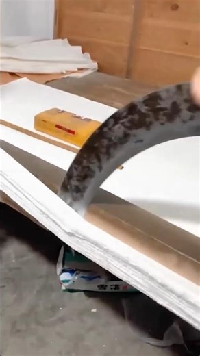 Cutting Paper Rolls with an Arc-Nosed Knife.