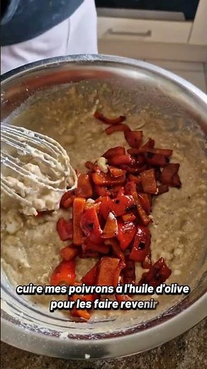 Cake Salé Poivron & Feta – Ultra Simple !