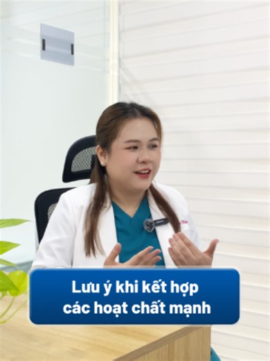 Lưu ý khi kết hợp các hoạt chất mạnh #o2skin #skincare #nanmun #chamsocdamoingay