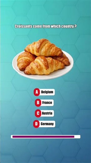 Croissants come from which country