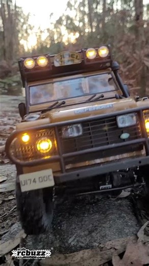 FMS FCX10 Land Rover Defender D110 Camel Trophy First Test & Run 2 #scalercbuzz #cameltrophy #fmsrc