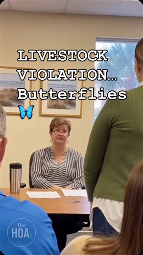 The HOAi on Instagram: "HOA LIVESTOCK VIOLATION. …for butterflies?! And at the HOA meeting they explain it’s because people hate our flowers.🤨 👇 Would you comply or fight it? #HOAi #HOA #HOAProblems #HOAKaren #NeighborhoodDrama #SuburbanLife #HOAMeeting #HOARules #HomeownersAssociation #CommunityRules #HOAStories #NeighborDrama #PettyRules #Satire #ViralReels #ReelsComedy #ReelsVideo #ComedyReels #FunnyReels #FrontYard #Gardening #NativePlants #Milkweed #Pollinators #Butterflies #Landscaping #