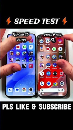 Xiaomi 15 Ultra vs Google Pixel 9 Pro XL – Speed Test Battle! ⚡🔥