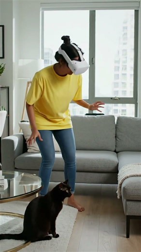 a person after using vr 😭 #ai