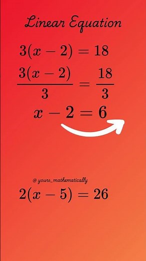 Linear Equation in one variable