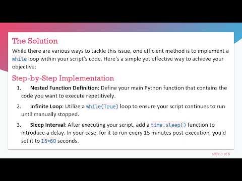 How to Effectively Run a Python Script on Loop for a Period of Time