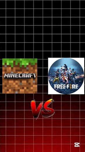 Free Fire vs Minecraft #minecraft #shorts