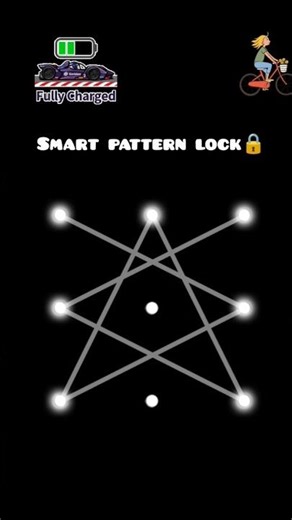 How to make star pattern lock😱/ screen pattern lock🔒#design #pattern #lock #patterndesign