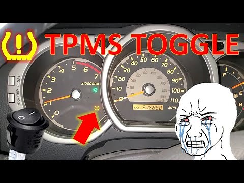 4Runner TPMS Toggle Switch Install (V8 4th Gen) Disable TPMS
