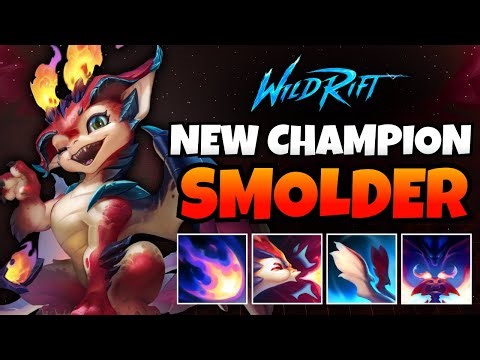 Wild Rift: NEW CHAMPION SMOLDER - Build, Gameplay, Tips