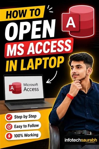 MS Access Kaise Open Kare Laptop Mein? 💻