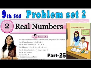 9th Algebra | Problem Set 2 | Real Numbers | Chapter 2 | Part-25 | Maharashtra Board