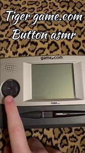 Tiger game.com button asmr #gamecollecting #retrogaming #asmr #retro #handheldgameconsole #gaming