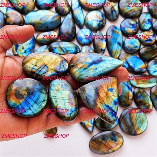 AAA Multi Fire Labradorite Cabochon Lot | Blue Flash Labradorite Gemstone | Jewelry Making Stone | Wholesale Labradorite Mix Shape - Etsy