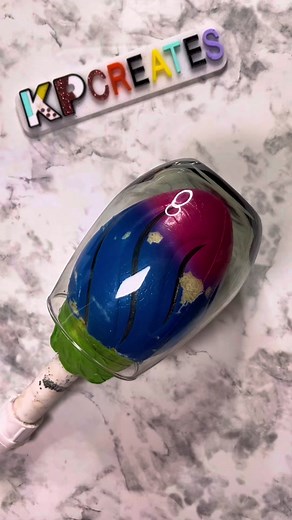 Wine Glass Experiment with Crystalac Inks - Experiment with Me!