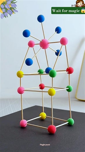 Diy fun satisfying game craft activity for kids 🪀😱💙#shorts #funny #youtubeshorts #craft #diy #kids