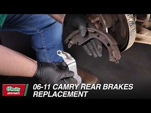 How To Remove and Replace the Rear Brakes on a 2006-2011 Toyota Camry