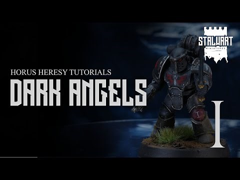 How to paint 30k Dark Angels - Horus Heresy MK III Power Armour
