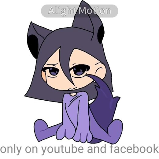 kitty cat ear are bigger??? (#alightmotion #animation #style #subscribe)