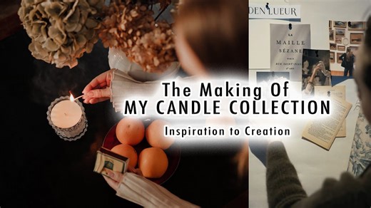 How I crafted my candle collection step by step