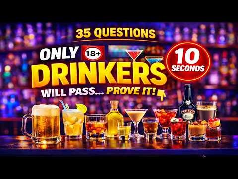 🍷 Ultimate Alcohol Quiz Challenge: Can You Guess All Drinks? 🍺 #quizchallenge #mindbendingquiz #quiz
