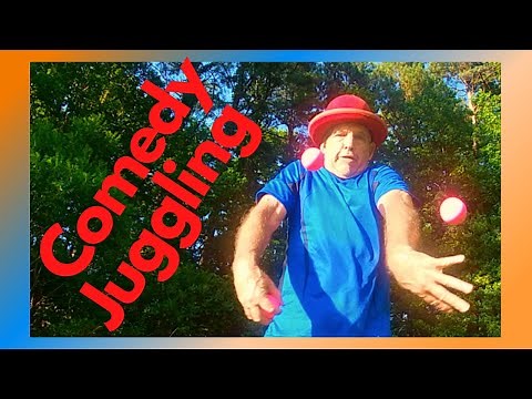 Learn 21 Comedy Juggling tricks - HOW - TO get laughs and juggle